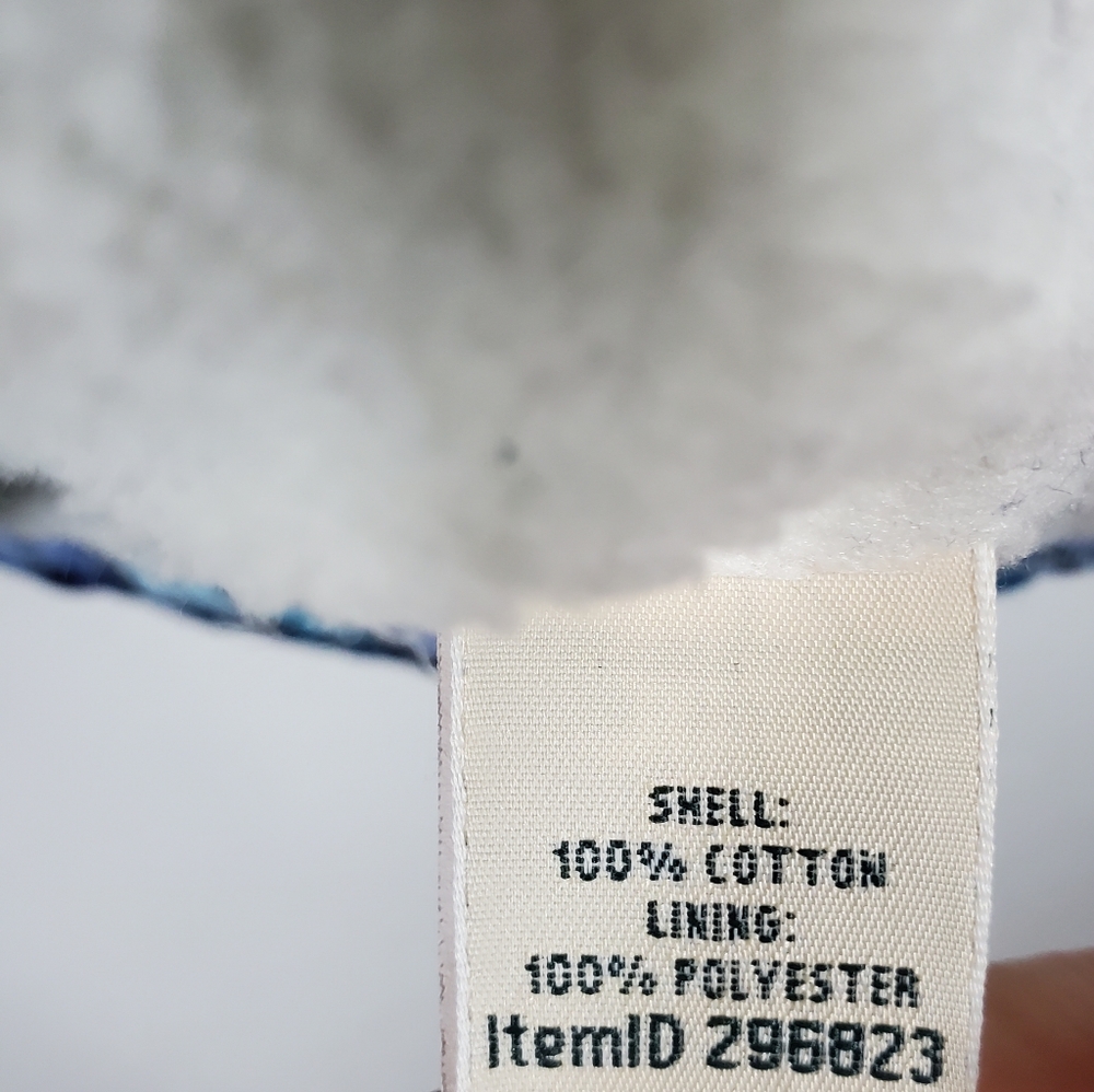 L.L. BEAN FLEECE LINED FLANNEL SHACKET - GUC - Picture 9 of 10